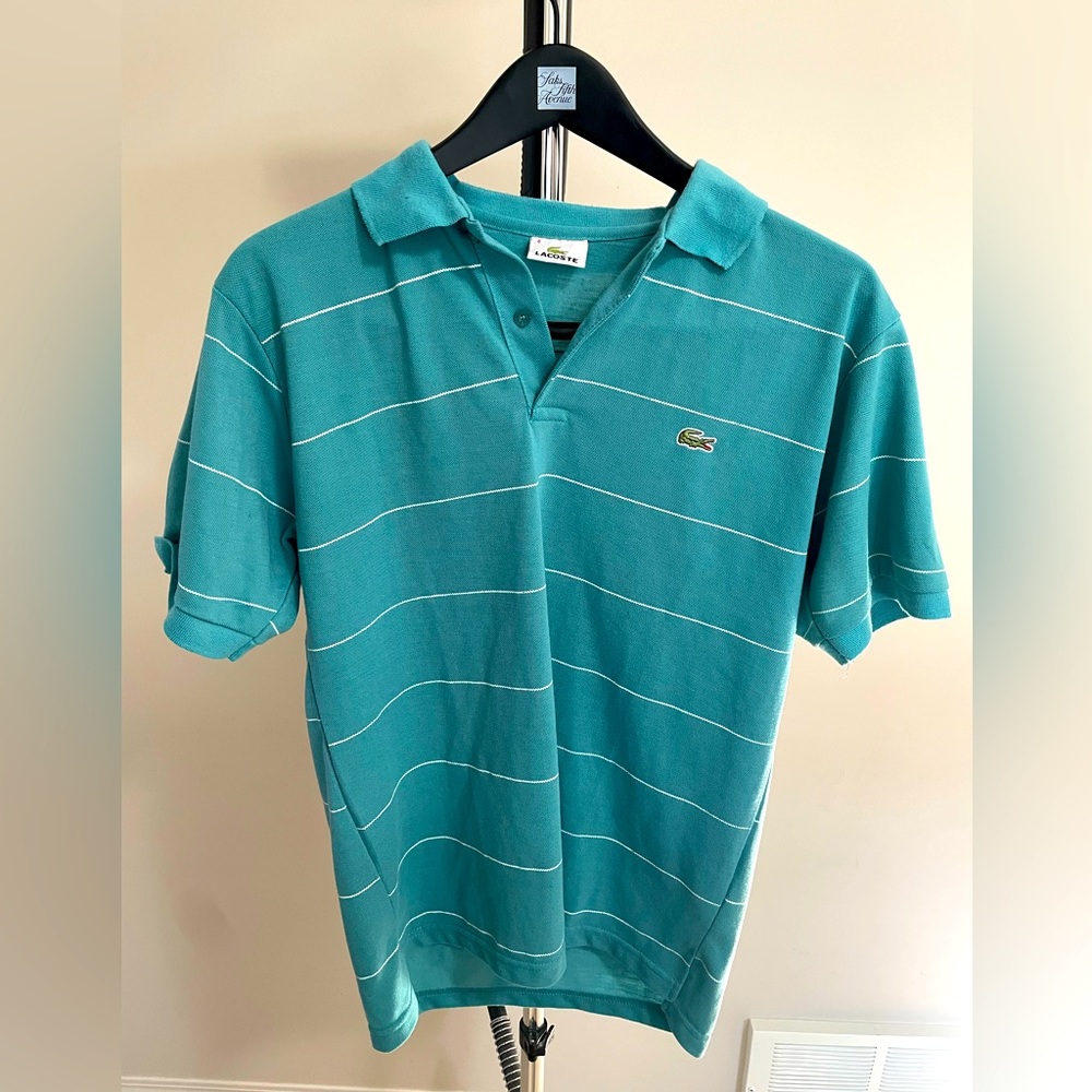 LACOSTE stripe polo